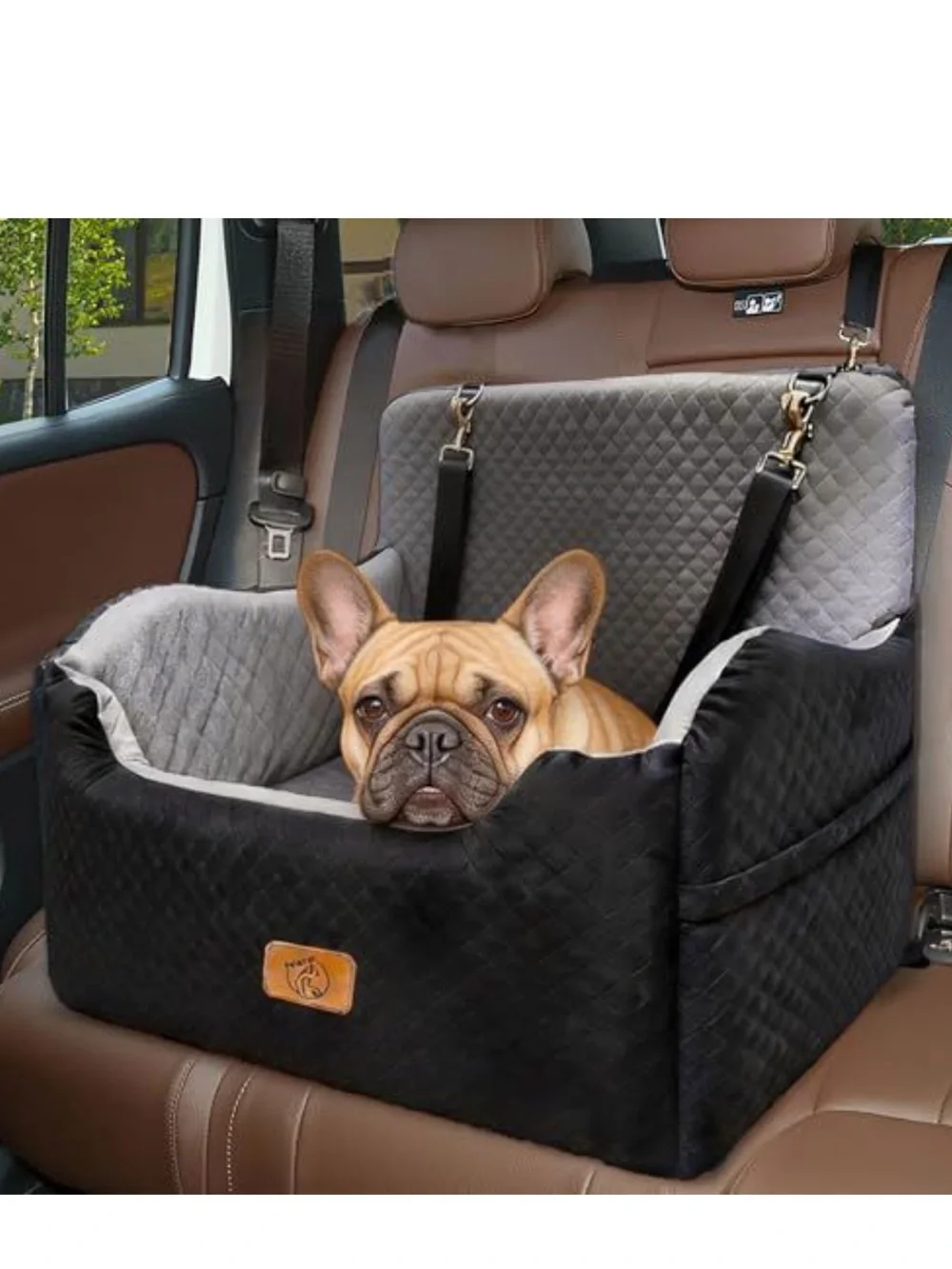 Solaluz Pet Dog Booster Car Seat for 2 Small Dogs or One Dog under 65 lb. NEW